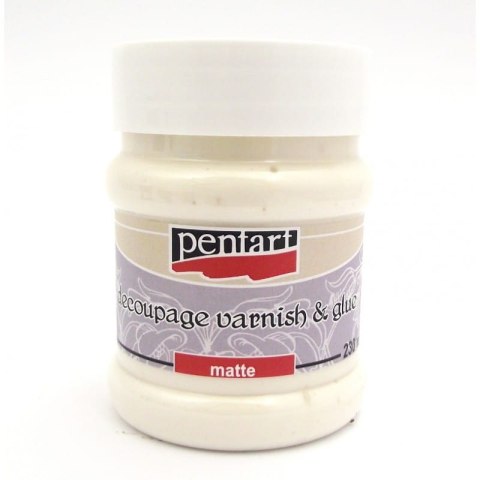PENTART klej + lakier matowy 230ml