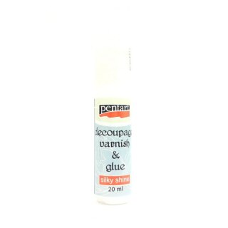 PENTART klej + lakier satynowy 20ml