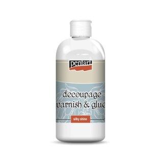 PENTART klej + lakier satynowy 500ml