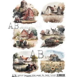 Papier ryżowy Abstudio A4 AB-1648