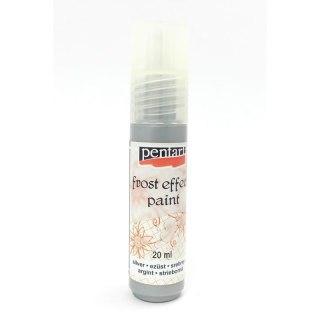 Pentart - Farba efekt szronu - srebrny