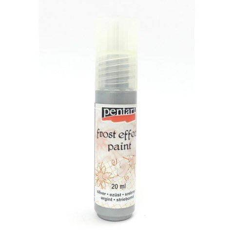 Pentart - Farba efekt szronu - srebrny