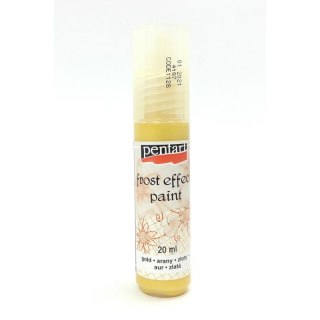 Pentart - Farba efekt szronu - złoty