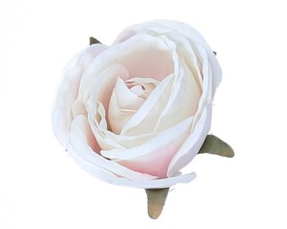 Róża kremowo-różowa śr 6cm (LC092-1)