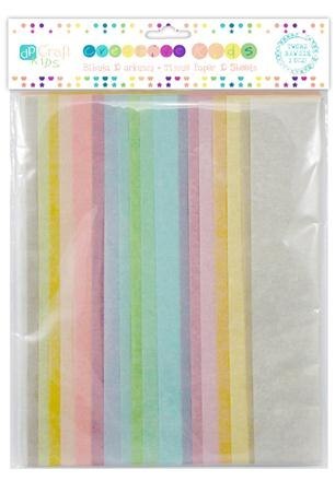 DP Craft BIBUŁA - 10 ARKUSZY - PASTELOWA