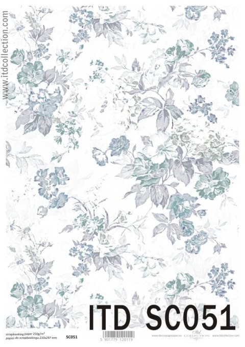 ITD - Papier do scrapbookingu A4 SC051