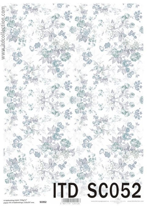 ITD - Papier do scrapbookingu A4 SC052
