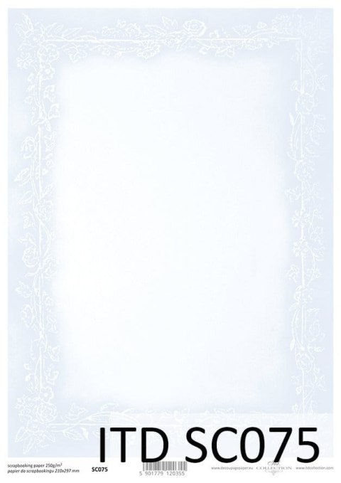 ITD - Papier do scrapbookingu A4 SC075