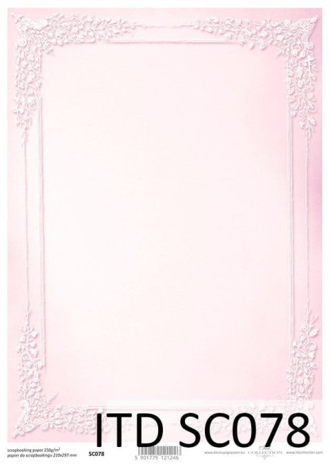 ITD - Papier do scrapbookingu A4 SC078