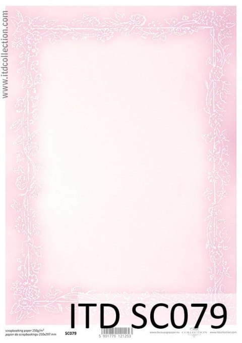 ITD - Papier do scrapbookingu A4 SC079