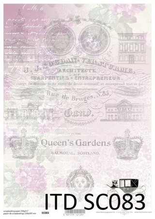 ITD - Papier do scrapbookingu A4 SC083