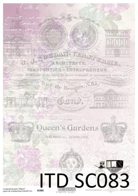 ITD - Papier do scrapbookingu A4 SC083