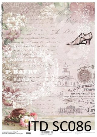 ITD - Papier do scrapbookingu A4 SC086