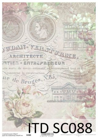 ITD - Papier do scrapbookingu A4 SC088