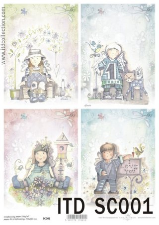 ITD - Papier do scrapbookingu SC001