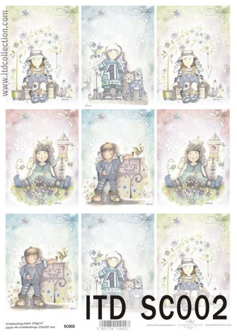 ITD - Papier do scrapbookingu SC002