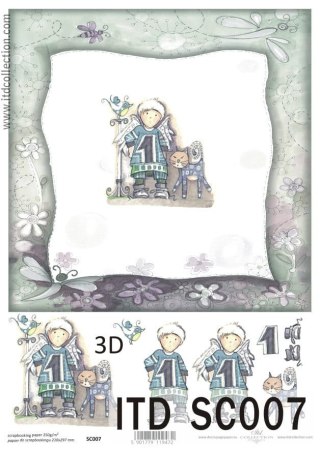 ITD - Papier do scrapbookingu SC007