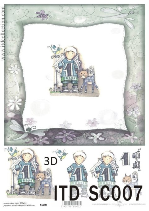 ITD - Papier do scrapbookingu SC007
