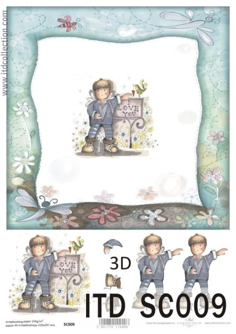 ITD - Papier do scrapbookingu SC009