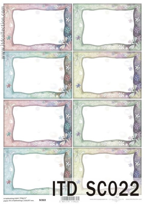 ITD - Papier do scrapbookingu SC022