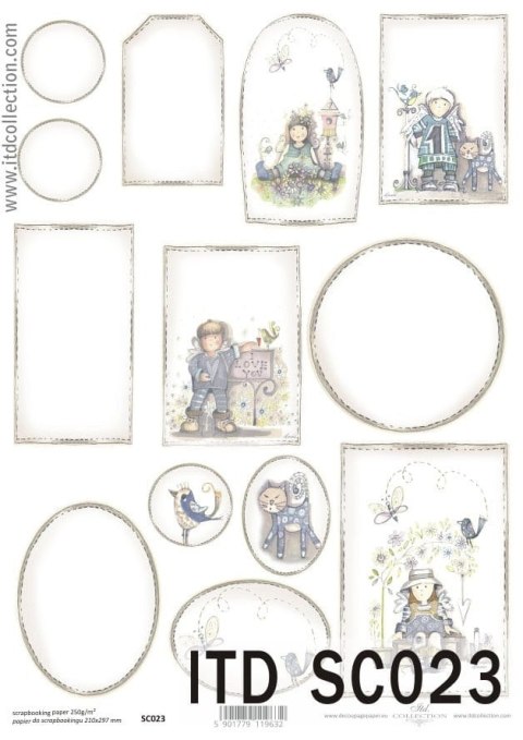 ITD - Papier do scrapbookingu SC023