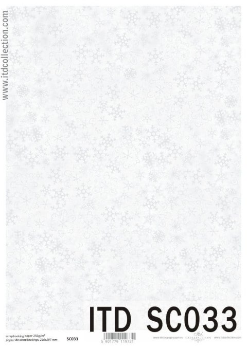 ITD - Papier do scrapbookingu SC033