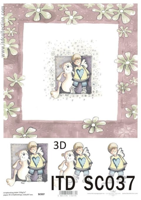 ITD - Papier do scrapbookingu SC037