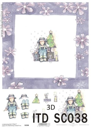 ITD - Papier do scrapbookingu SC038