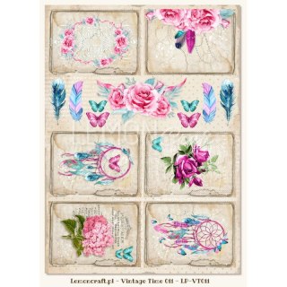 Lemoncraft Papier ozdobny do scrapbookingu A4- Vintage Time 011 LP-VT011