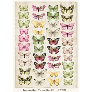 Lemoncraft Papier ozdobny do scrapbookingu A4- Vintage Time 022 LP-VT022