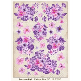 Lemoncraft Papier ozdobny do scrapbookingu A4- Vintage Time 17 LP-VT017