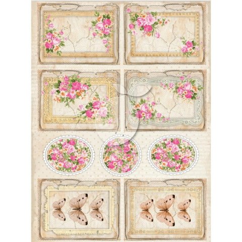 Lemoncraft Papier ozdobny do scrapbookingu A4- Vintage Time 30 LP-VT030