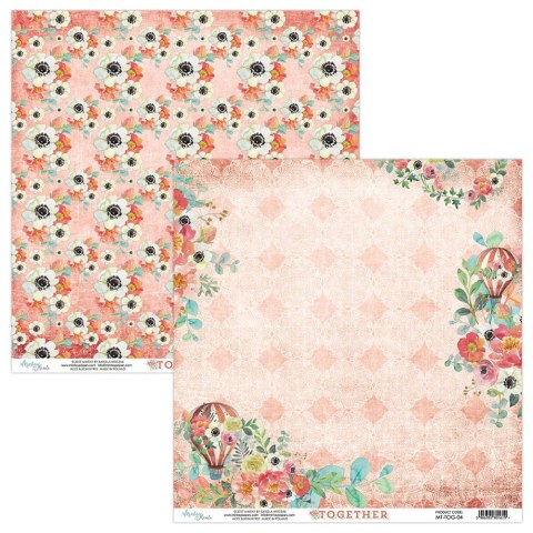 Mintay - Dwustronny papier do scrapbookingu 30x30cm - Together - MT-TOG-04
