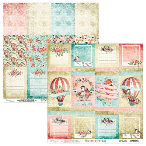 Mintay - Dwustronny papier do scrapbookingu 30x30cm - Together - MT-TOG-06