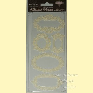 NAKLEJKI AŻUROWE - RAMKI 001