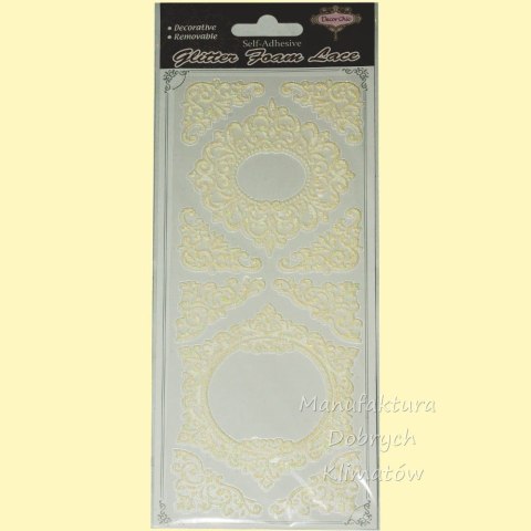 NAKLEJKI AŻUROWE - RAMKI 003