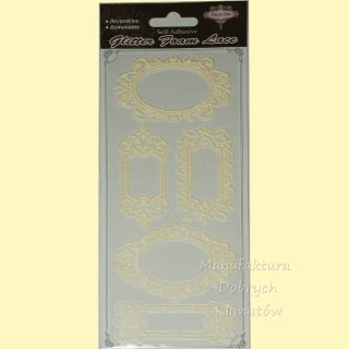 NAKLEJKI AŻUROWE - RAMKI 005