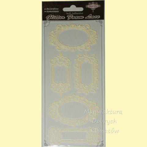 NAKLEJKI AŻUROWE - RAMKI 005