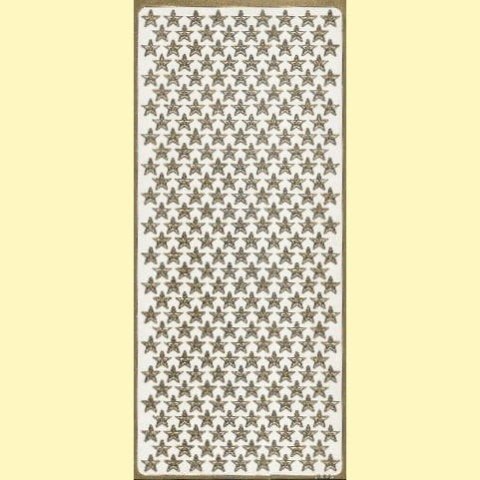 Naklejki samoprzylepne GWIAZDY MAŁE AŻUROWE 1783 złote