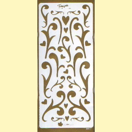 Naklejki samoprzylepne złote 3318Z