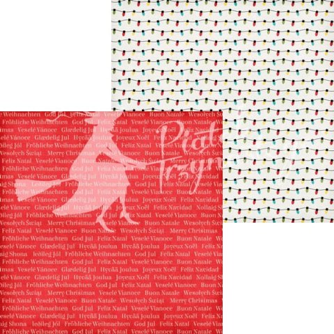 Papier do scrapbookingu 30x30cm Piątek Trzynastego P13-57