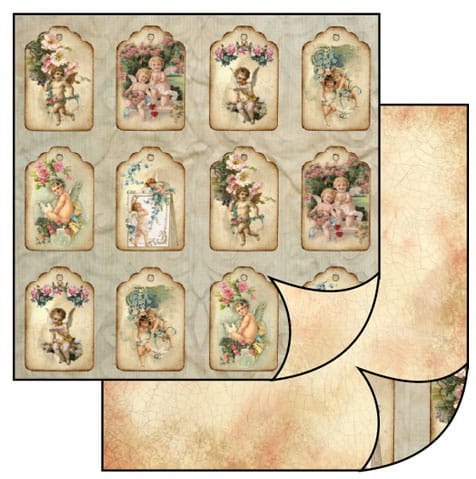 Papier do scrapbookingu 30x30cm Stamperia SBB187
