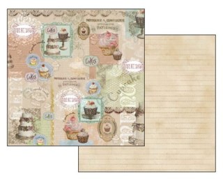 Papier do scrapbookingu 30x30cm Stamperia SBB215