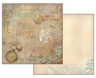 Papier do scrapbookingu 30x30cm Stamperia SBB219
