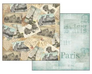 Papier do scrapbookingu 30x30cm Stamperia SBB222