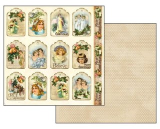 Papier do scrapbookingu 30x30cm Stamperia SBB223