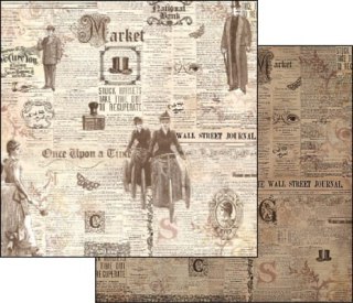 Papier do scrapbookingu 30x30cm Stamperia SBB327