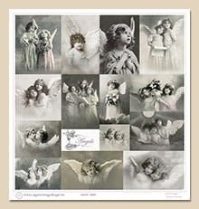 Papier do scrapbookingu 30x30cm VINTAGE 4008