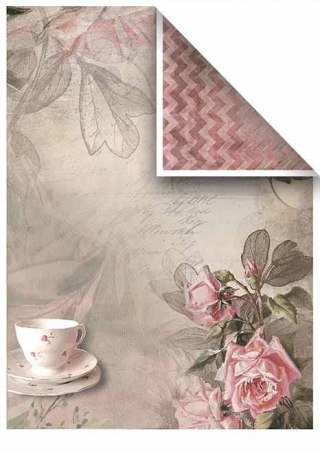 Papier do scrapbookingu "Evening meadow" A4 ITD SCRAP-12