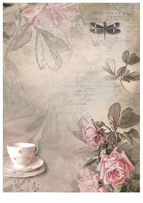 Papier do scrapbookingu "Evening meadow" A4 ITD SCRAP-12